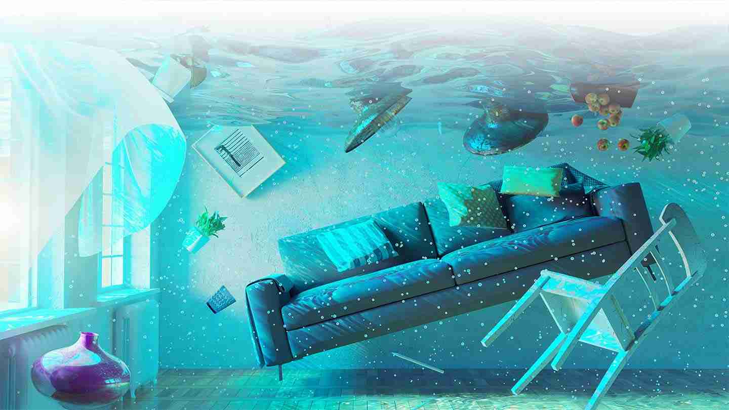 Flooded Home In Georgia