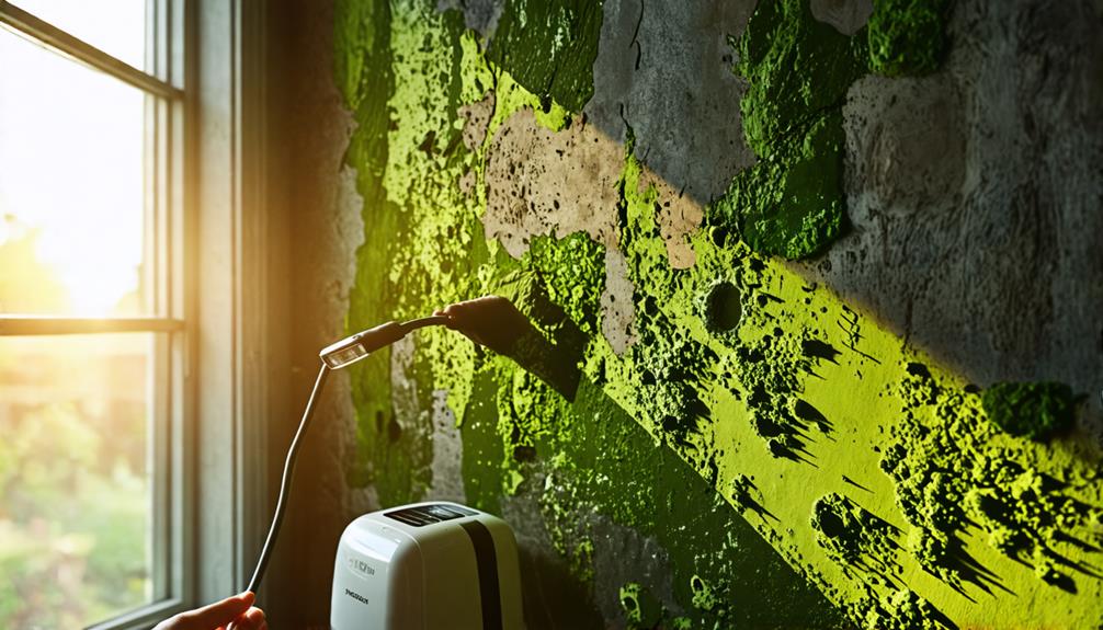 inspect for mold presence