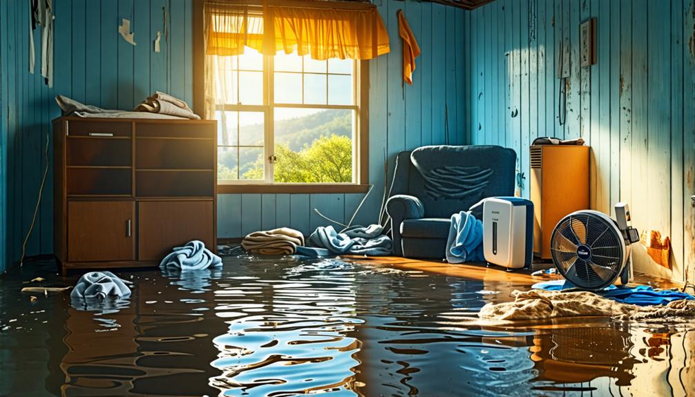 remediate moisture damage areas